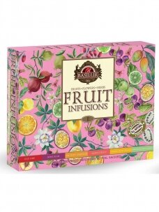 Vaisinių arbatų dovanu rinkinys Basilur Fruit Infusions II Assorted, 60 vnt